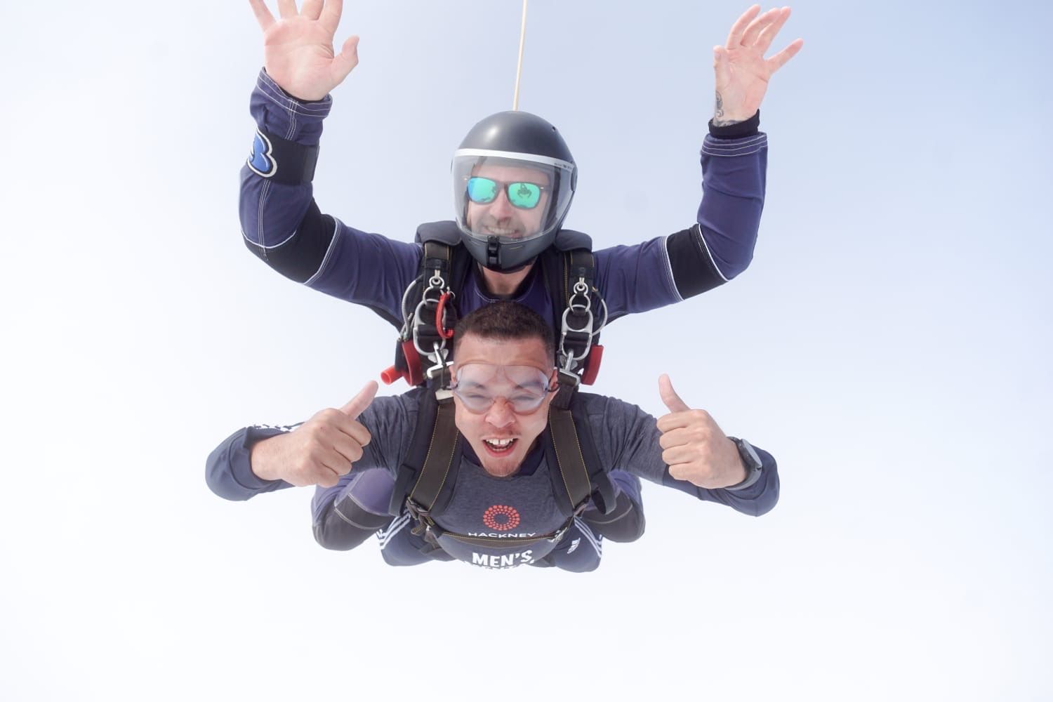 Skydiver for Mind in Harrow fundraising campaign