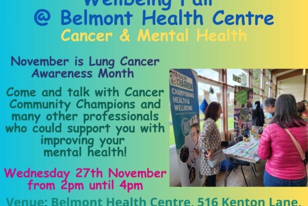 Wellbeing Fair at Belmont Health Centre