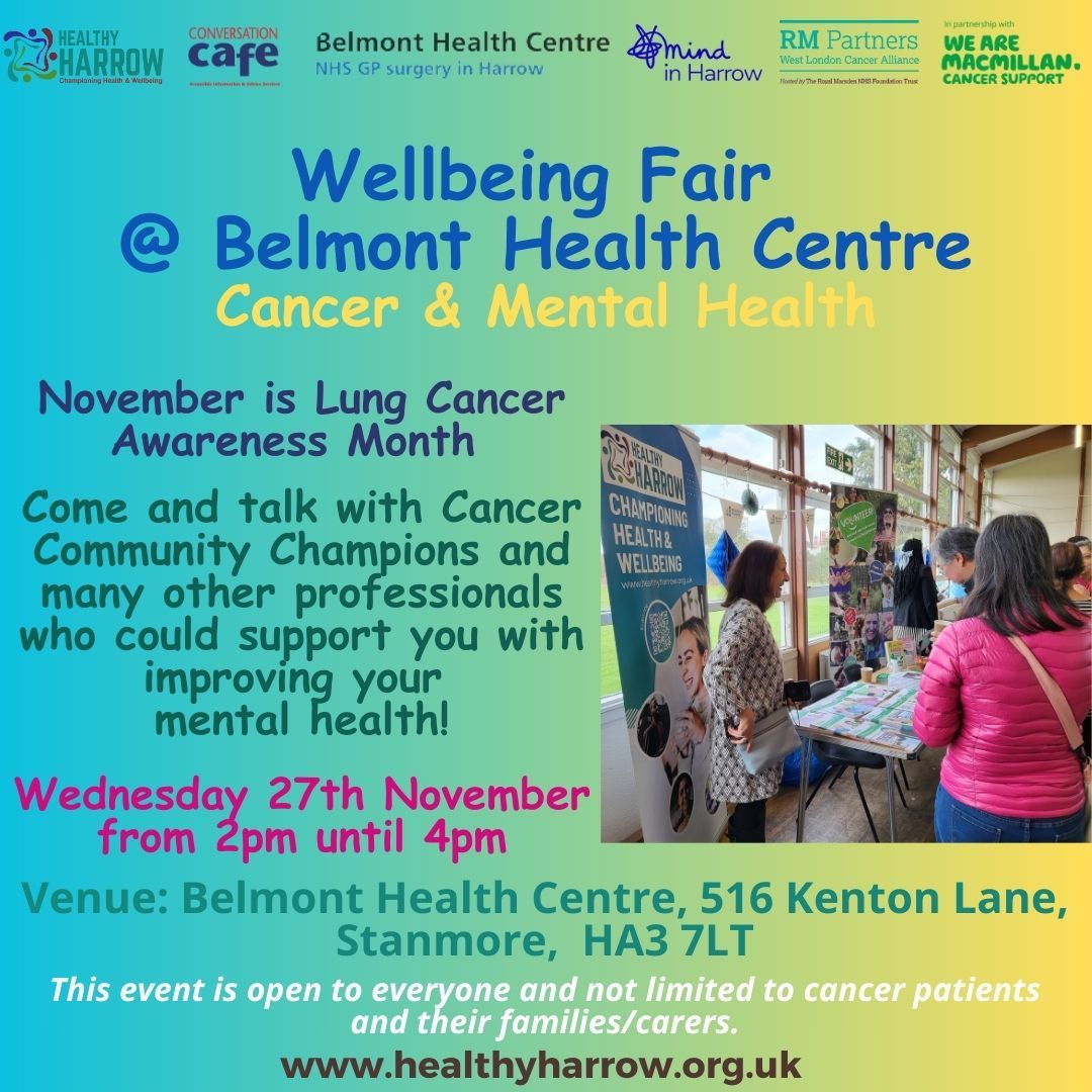 Wellbeing Fair at Belmont Health Centre